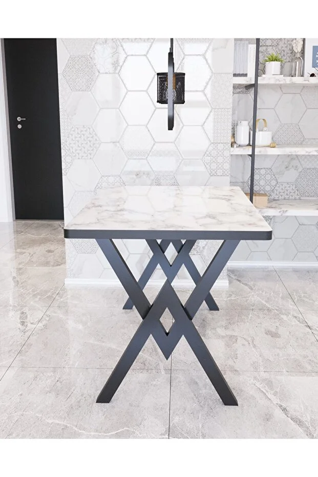 80x140 Alara Mutfak Masası Yemek Masası Balkon Masası Cafe Masası 4